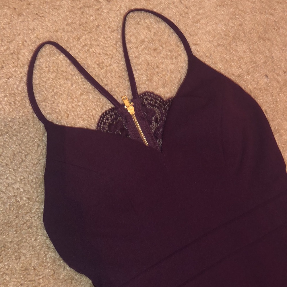 ❤️ Violet Lace-Black Mini Dress